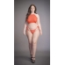 Festive Rhinestone Top and Thong - Plus Size