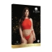 Festive Rhinestone Top and Thong - Plus Size