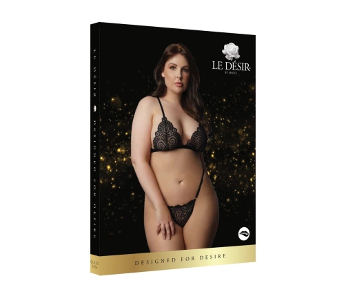 Magic Lace Velvet Lingerie Set - Plus Size
