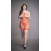 Star Rhinestone Dress - Plus Size