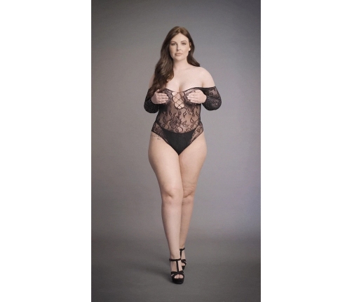 Wonder Rhinestone Bodysuit - Plus Size
