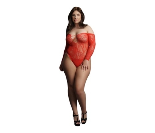 Wonder Rhinestone Bodysuit - Plus Size