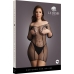 Duo Net Sleeved Mini Dress - Plus Size