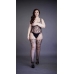 Lace and Fishnet Bodystocking - Plus Size