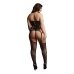 Lace Suspender Bodystocking - Plus Size