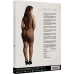 High Neck Net Contrast Mini Dress - Plus Size