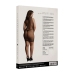 High Neck Net Contrast Mini Dress - Plus Size