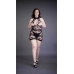 Criss Cross Neck Mini Dress - Plus Size