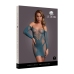 Long-Sleeved Net Mini Dress - One Size
