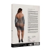 Long-Sleeved Net Mini Dress - Queen Size