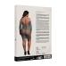 Long-Sleeved Net Mini Dress - Queen Size