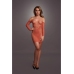 Long-Sleeved Net Mini Dress - One Size