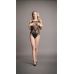 Contrast Net Teddy - One Size