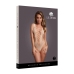 V-Neck Teddy with Opaque Panels - One Size