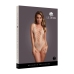 V-Neck Teddy with Opaque Panels - One Size
