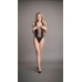 Contrast Fence Net Teddy - One Size