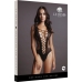 Contrast Fence Net Teddy - One Size
