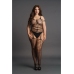 Shredded Suspender Bodystocking - Plus Size