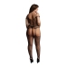 Shredded Suspender Bodystocking - Plus Size