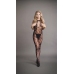 Criss Cross Neck Bodystocking - One Size