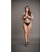 Strappy Lace Teddy - Plus Size