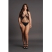Strappy Lace Teddy - Plus Size