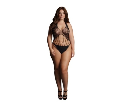 Strappy Lace Teddy - Plus Size