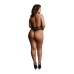Strappy Lace Teddy - Plus Size