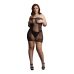 Strapless Mini Dress - Plus Size