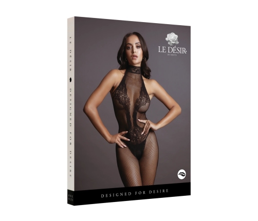 Fishnet and Lace Bodystocking - One Size