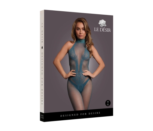Fishnet and Lace Bodystocking - One Size
