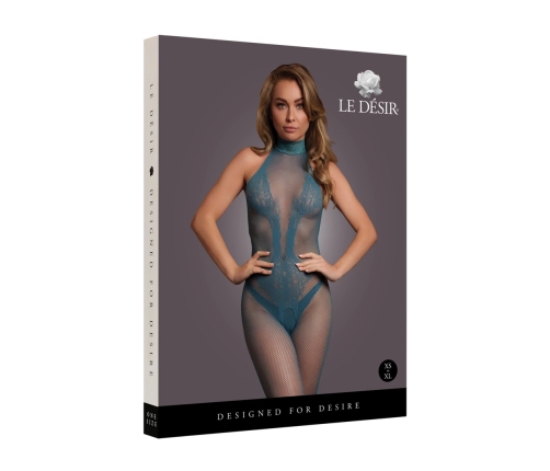 Fishnet and Lace Bodystocking - One Size