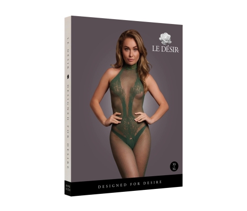 Fishnet and Lace Bodystocking - One Size