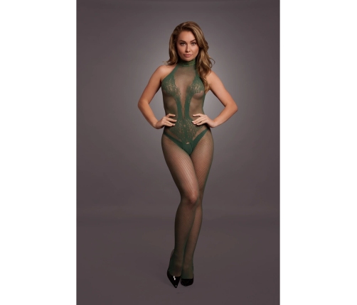 Fishnet and Lace Bodystocking - One Size