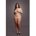 Duo Net Key-Hole Bra Set - Queen Size