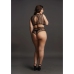 Duo Net Key-Hole Bra Set - Plus Size