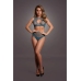 Duo Net Key-Hole Bra Set - One Size