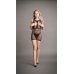 Duo Net Open Cup Mini Dress - One Size
