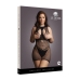 Duo Net Open Cup Mini Dress - Plus Size