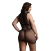 Duo Net Open Cup Mini Dress - Plus Size