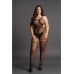 Duo Net High Neck Bodystocking - Plus Size