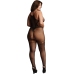 Duo Net High Neck Bodystocking - Plus Size