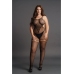 Duo Net High Neck Bodystocking - Plus Size