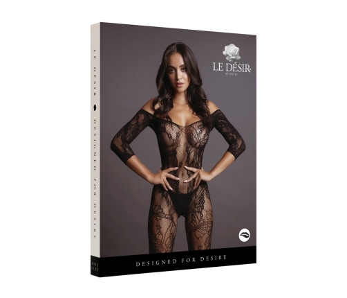 Lace Sleeved Bodystocking - One Size