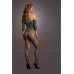 Lace Long-Sleeved Bodystocking - One Size