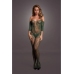 Lace Long-Sleeved Bodystocking - One Size