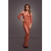 Lace Long-Sleeved Bodystocking - One Size