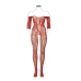 Lace Long-Sleeved Bodystocking - Queen Size