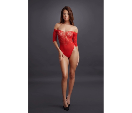 Crotchless Rhinestone Teddy - One Size