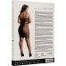 Knee-Length Lace and Fishnet Dress - Plus Size